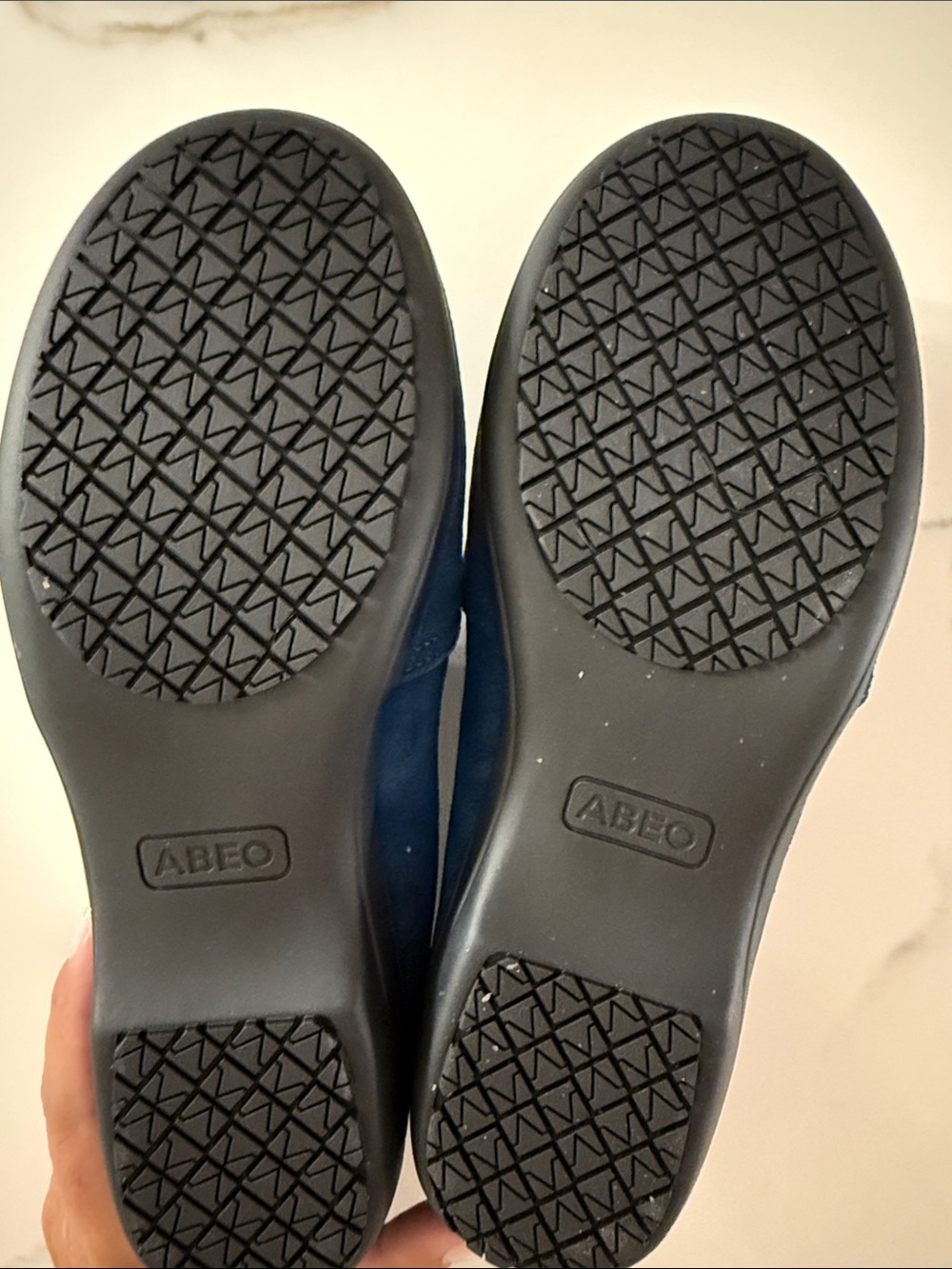 ABEO - Blue Suede Slip-On Loafers - Picture 4 of 7